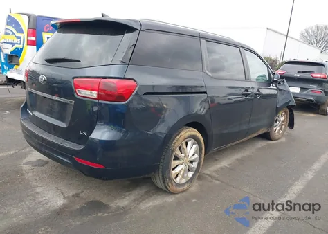 2016 Kia Sedona Lx из США, поврежденный, VIN KNDMB5C1XG6151495